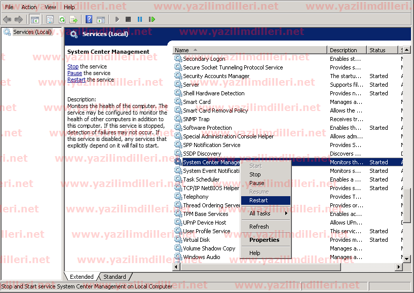 Açıklama: C:\Users\Administrator\Desktop\SCOM2007Agent\scom2007GriAgenticonSorunu3.bmp