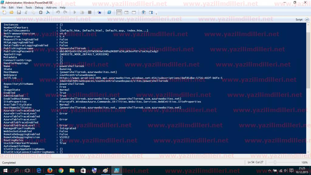 Powershell Web Site