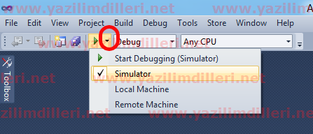 Description: Simülatör'de debugging!
