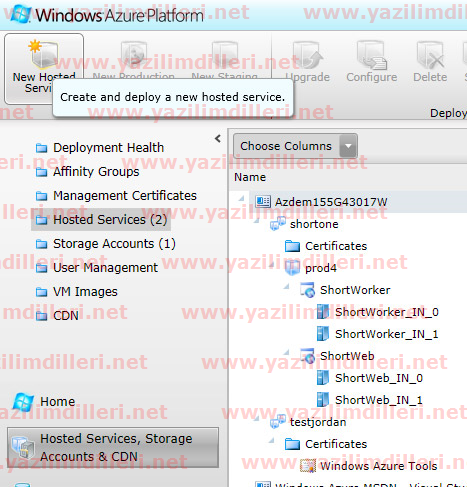 Açıklama: İlk Hosted Service'imiz.