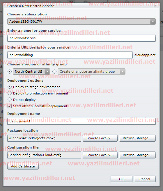 Açıklama: Servisimizi yüklerken...