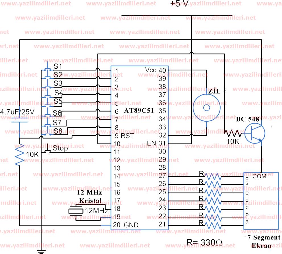 devre-şeması-at89c51-devre zil