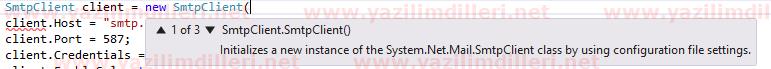 Smtp Sınıfı