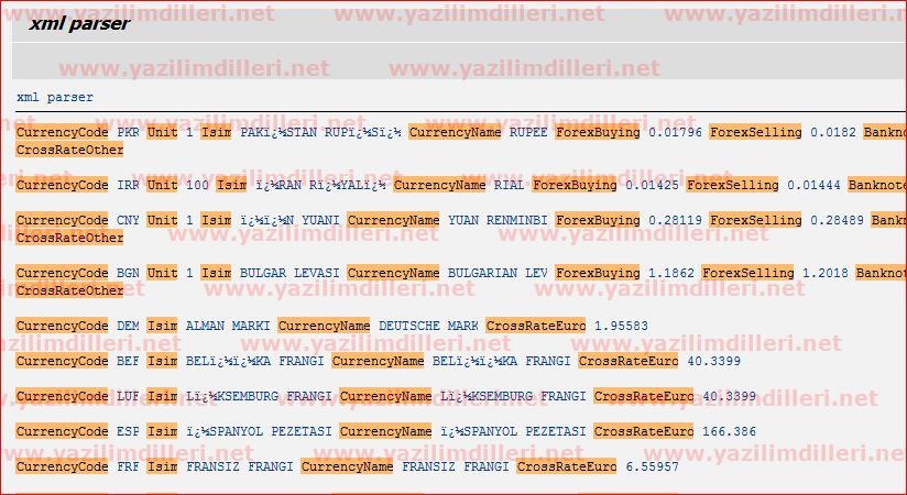 Sap Abap Xml Dom Parser (tcmb kur verisini çekme)