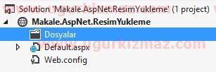 Visual Studio ile Asp.Net projesinde klasör oluşturma