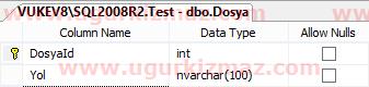 Asp.Net ile yüklenen dosyaları SQL Server veritabanında Dosya tablosunda tutma