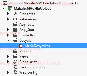 Asp.Net MVC ile Dosya Yükleme Sonucu