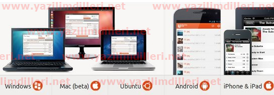 Ubuntu One, Windows, Mac, Android, IPhone, IPad