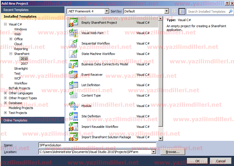 Description: C:\Users\Administrator\Desktop\Makale\SP2010_VisualStudio2010_Giris\SP2010_VisualStudio2010_Giris_31.png