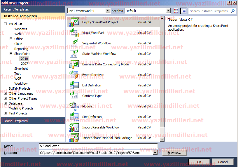 Description: C:\Users\Administrator\Desktop\Makale\SP2010_VisualStudio2010_Giris\SP2010_VisualStudio2010_Giris_34.png